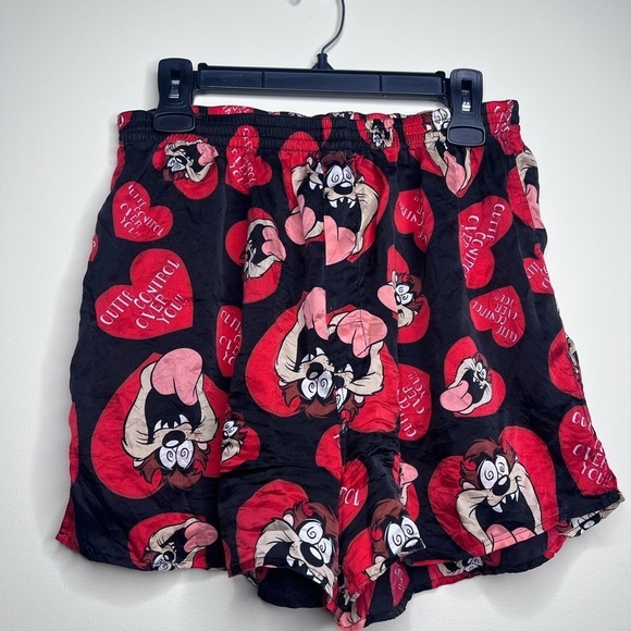 COPY - Vintage Disney Silk Boxer Shorts Tasmanian Devil Print Valentines Men’s … - Picture 5 of 11
